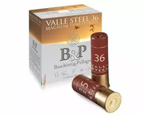 12/76 B&P Valle Steel MAG 36g 25pcs - 12/76 shotgun hunting cartridges - 103080 - 1