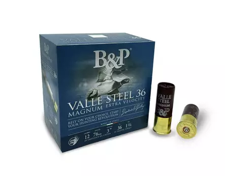 12/76 B&P Valle Steel MAG 36g 25pcs - 12/76 shotgun hunting cartridges - 103080 - 4