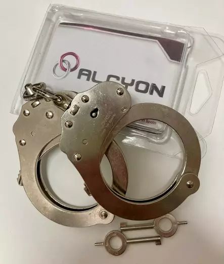 Alcyon Handcuffs Clear Chain 5050 - Handcuffs and keys - 084110 - 1