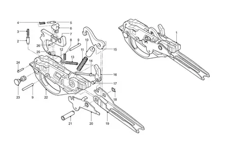 Benelli Shotgun Retaining bolt tooth pin - Spare parts for the Benelli M2 / Nova sh - G0003900 - 4