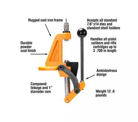 LYMAN BRASS-SMITH IDEAL Latauspuristin - Latauspuristimet - 7726500 - 3