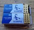 Scorpio 9x19 124 gr FMJ - 9x19 mm pistoolin patruunat - V00015-50 - 30