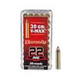 Hornady .22WMR V-max 30gr - 22 WMR pienoiskiväärin patruunat - 132010 - 1