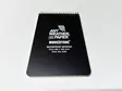 Modestone Waterproof Memo Notebook 96x148mm Black, 50 Sheets, 100 Pages - Note-taking and writing tools - A30 - 4