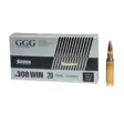 308 Win GGG 190gr Sierra HPBT 20kpl kiväärinpatruuna - 308 Win. -kiväärinpatruunat - 125540 - 1
