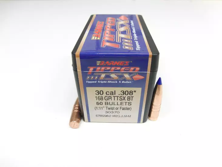 .30 cal Barnes 168gr TTSX BT Luoti 50kpl - 30cal kiväärin luodit - 200170 - 1