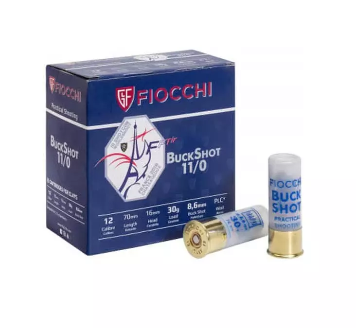 12/70 Fiocchi BuckShot 30g - Haulikon buckshot patruunat, yli 4mm - 862890 - 3