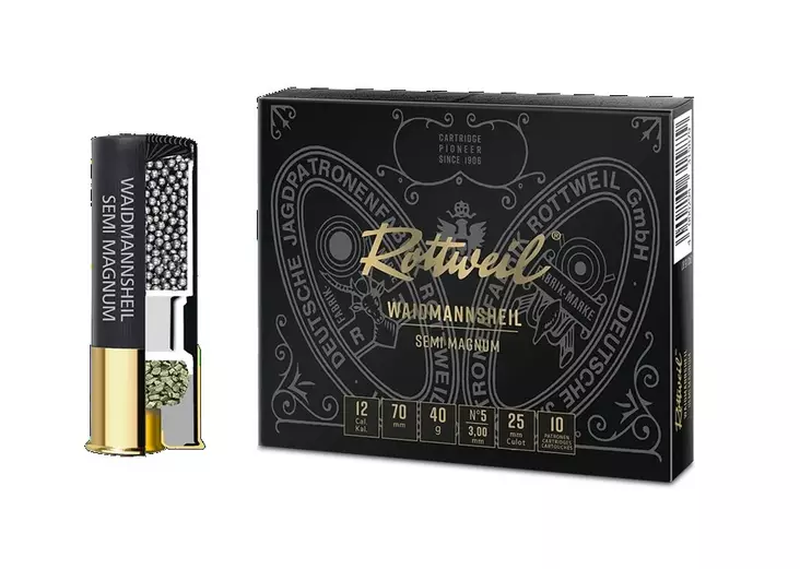 12/70 ROTTWEIL Semi Magnum 40g #2 10pcs - 12/70 shotgun hunting cartridges - 4000294113390 - 2