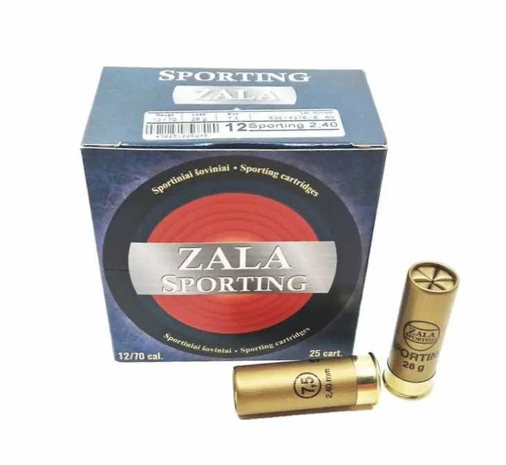 12/70 Zala Arms Sporting 28g 2.40mm - 12 Cal. shotgun cartridges - 1228240 - 2