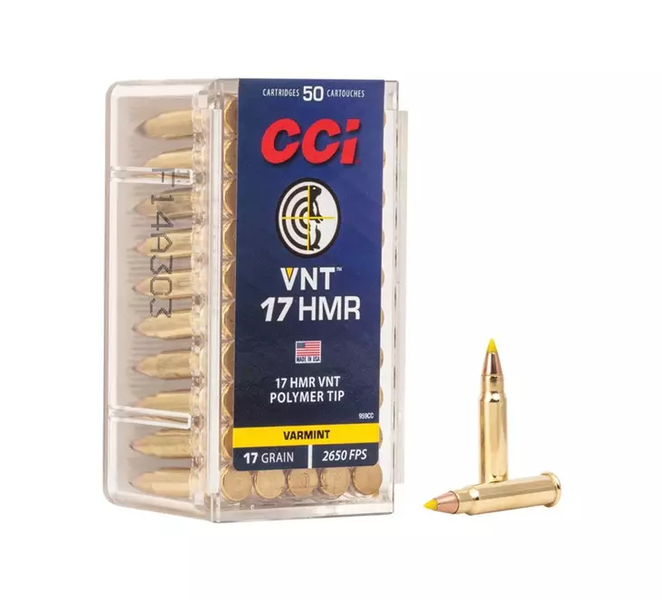 17 HMR CCI VNT - 17 HMR Mini Rifle Cartridges - 130820 - 2