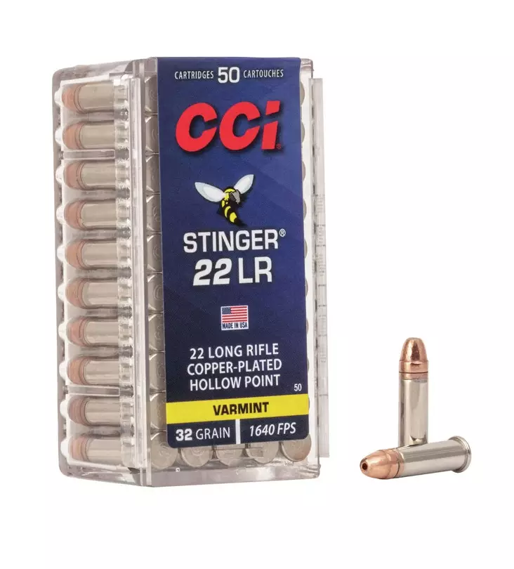 CCI 22LR Stinger EXLR - 22 LR High Velocity patruunat - 130060 - 2