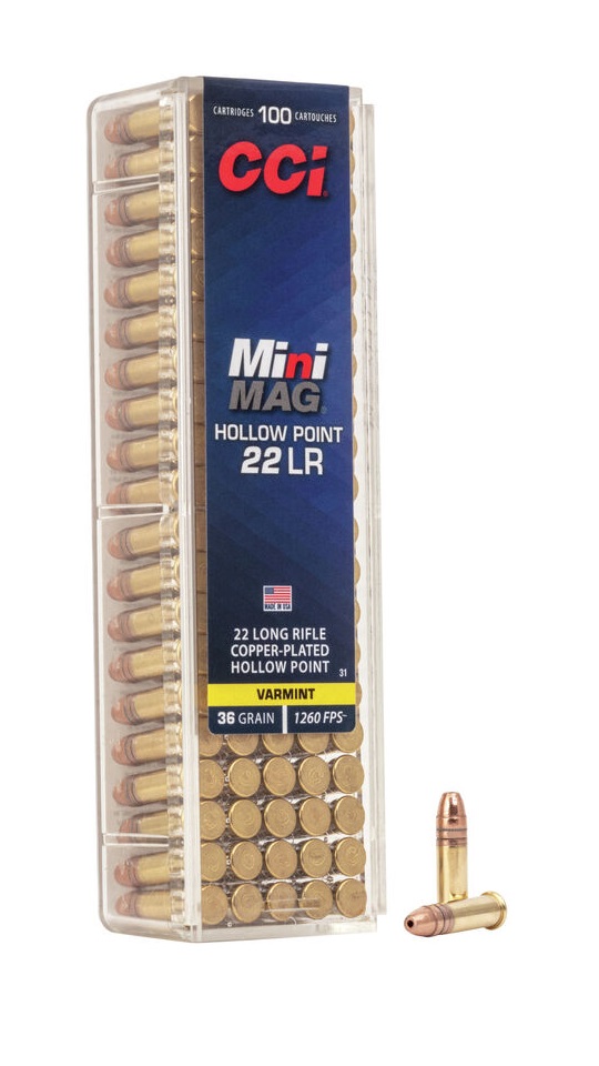CCI 22LR Mini-Mag 22LR CPHP - 22 LR High Velocity cartridges - 130050 - 2