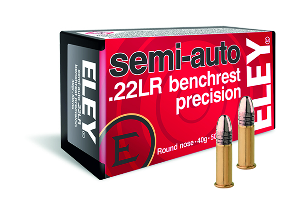 22lr Eley Benchrest Precision 40gr 50kpl - 22 LR Standard Velocity patruunat - 01180 - 1