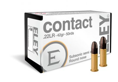 22lr Eley Contact 42gr 50kpl - 22 LR Subsonic pienoiskiväärin patruunat - 02300 - 2