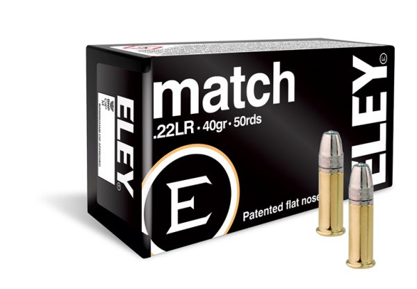22lr Eley Match 40gr Rifle 50kpl - 22 LR Standard Velocity patruunat - 01100 - 3