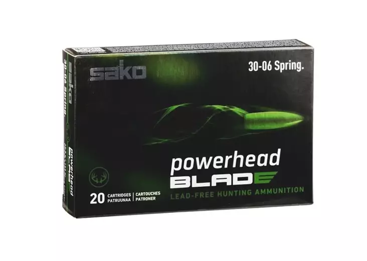 30-06 Sako Powerhead BLADE 11,0g 20kpl - 30-06 Spring. -kiväärinpatruunat - C631657ASA10 - 6