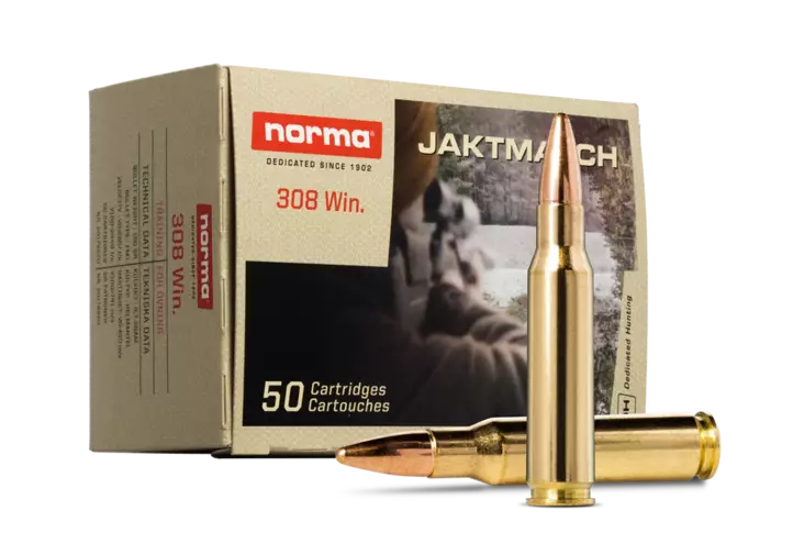 308 Win NORMA Jaktmatch 9,7g FMJ 50kpl patruuna - 308 Win. -kiväärinpatruunat - 20176220 - 5