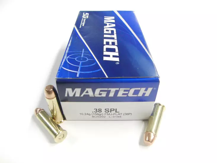38 SPL MAGTECH 158gr FMC-FLAT 50kpl - 357 Mag. ja 38 Special patruunat - 145120 - 1