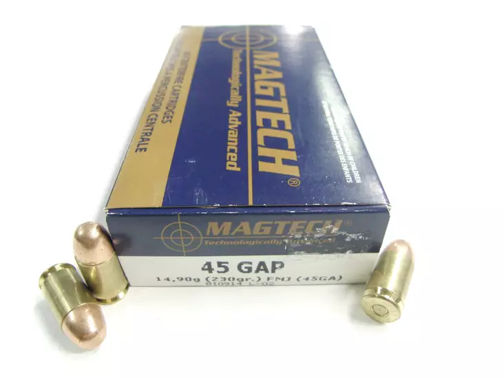 45 GAP MAGTECH 14,9g/230gr FMJ (45GA) 50kpl - Muut käsiaseiden patruunat - 158180 - 1