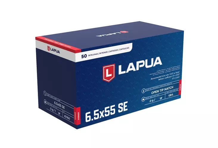 6,5x55 Lapua Scenar 9,0g 50kpl - 6,5x55 SE -kiväärinpatruunat - 4316030 - 3