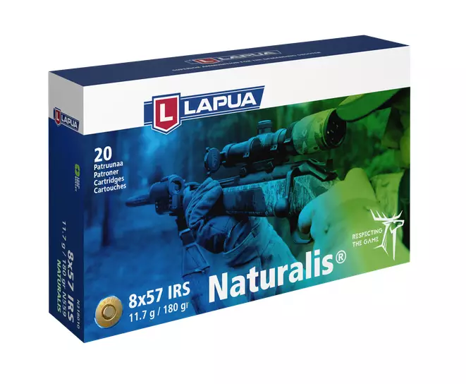 8x57 IRS 11,7g/180gr LAPUA Naturalis 20kpl - Muut kiväärin patruunat - N318010 - 1