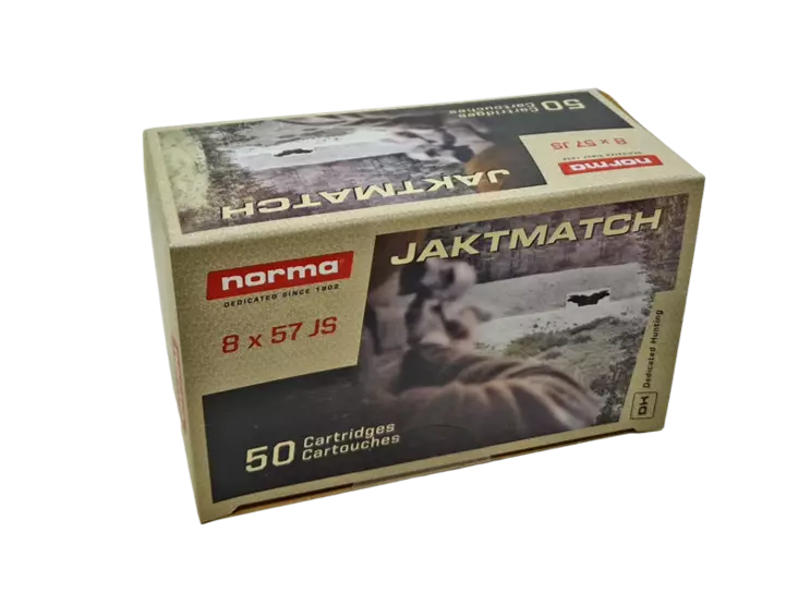 8x57 JS NORMA 8g Jaktmatch FMJ 50kpl - Muut kiväärin patruunat - 20180090 - 3