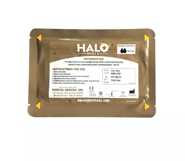 HALO Chest Seal Dressing - Double Pack - First aid supplies - 1216-10010 - 1