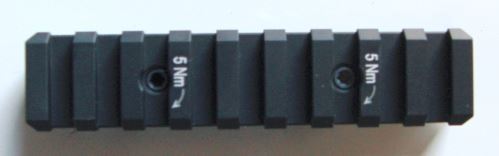 Heckler & Koch Black Picatinny Rail - Other mounting solution - 494400 - 1