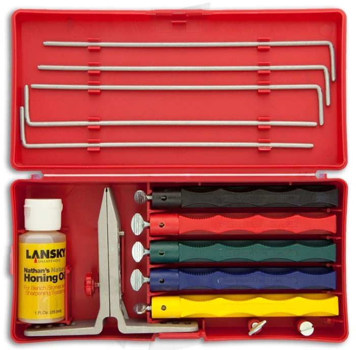 Lansky Deluxe 5 Kiven Teroitus sarja - Veitsen teroittimet ja teräsuojat - 080999041000 - 1