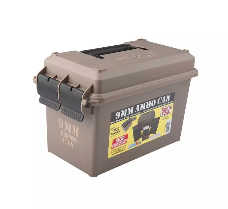 Patruunakannu MTM Ammo Can 9x19 - Pistoolin patruunarasiat - 341230 - 1