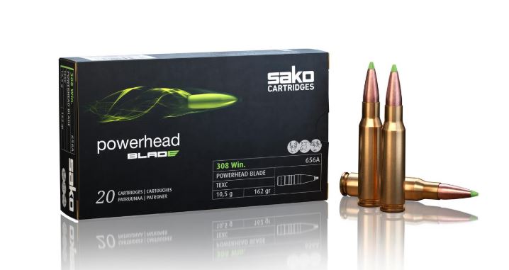 308 Win Sako Powerhead BLADE 10,5g 20kpl - 308 Win. -kiväärinpatruunat - C629656ASA10 - 1
