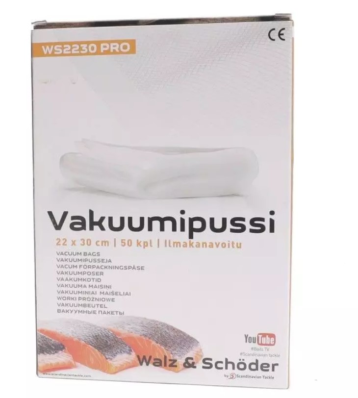 Walz & Schöder Vakuumipussi 22x30cm 50 kpl - Vakuumikoneet ja tarvikkeet - WS-2230 - 1
