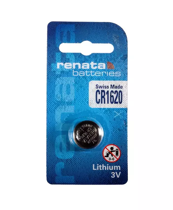 Renata CR1620 paristo 3 V, 1 kpl - Akut ja paristot - 11085-1620 - 2