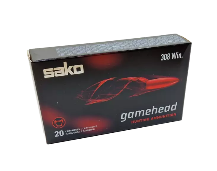 308 Win SAKO Gamehead Varmint RX 8,4g 20kpl - 308 Win. -kiväärinpatruunat - C629151ASA10 - 2