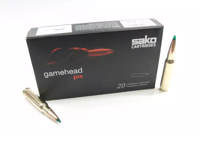 308 Win SAKO Gamehead Pro 10.7g 20pcs - 308 Win. -rifle cartridges - C629107ASA10 - 1