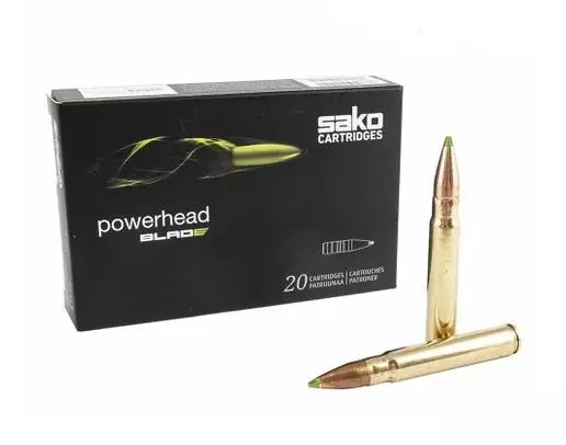 9,3x62 Sako Powerhead BLADE 14,9g 20kpl - 9,3x62 -kiväärinpatruunat - C640613DSA10 - 1