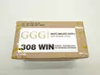308 Win GGG 155gr HPBT 20kpl - 308 Win. -kiväärinpatruunat - 125521 - 3