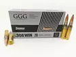 308 Win GGG 155gr HPBT 20kpl - 308 Win. -kiväärinpatruunat - 125521 - 1