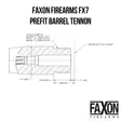 Faxon FX7 Bolt Action Receiver Rem700 - Other rifle parts - FX700SA-308-01 - 9