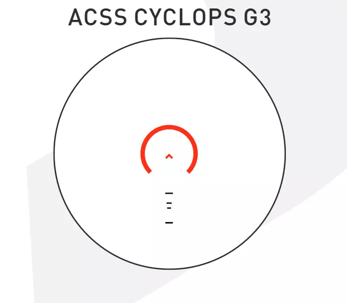 Primary Arms GLx 1X MicroPrism - Illuminated ACSS Cyclops Reticle