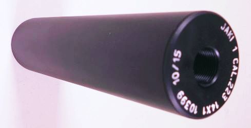 JAKI 1 cal 22-223 Mattamusta 14x1 SA - Kiväärin perinteiset vaimentimet - 40703222m14x1 - 1