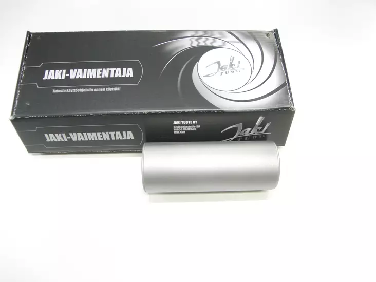 Jaki Forest Matte Silver Rifle Suppressor - Traditional rifle silencers - 407forest65h14x1 - 1