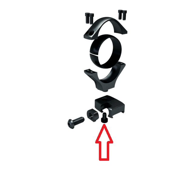 Optilock Ring Mounting Screw M5x8 - Sako / Optilock rings and bases - S4451071 - 6