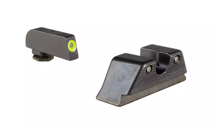 Trijicon Glock MOS HD XR Yellow front / Black Rear - Iron sights for pistols - GL614-C-601091 - 1