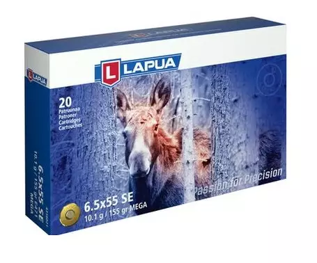 6.5x55 LAPUA Mega 10.1g 20pcs - 6.5x55 SE rifle cartridges - 4316021 - 1