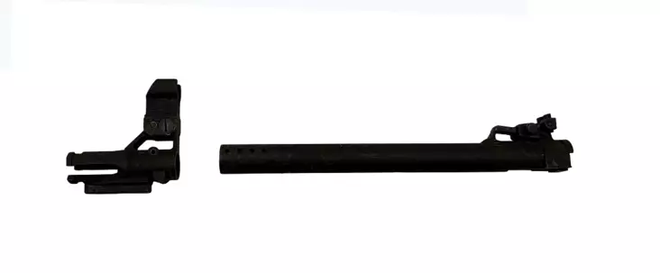 Sako M78 rauta tähtäinpaketti. Etutähtäin / Liekinsammutin - Takatähtäin / Kaasuputki - Käytetyt aseiden osat ja -lisävarusteet - vaihto03041 - 1