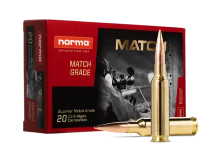 6,5 Creedmoor NORMA Golden Target HBPT 8,4g - 6,5 Creedmoor -kiväärinpatruunat - 10166312 - 3