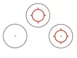 HE508T RD X2 Punapistetähtäin. 2moa / 32moa ympyräpiste - Avoimet valopistetähtäimet - HE508T-RD-X2 - 7