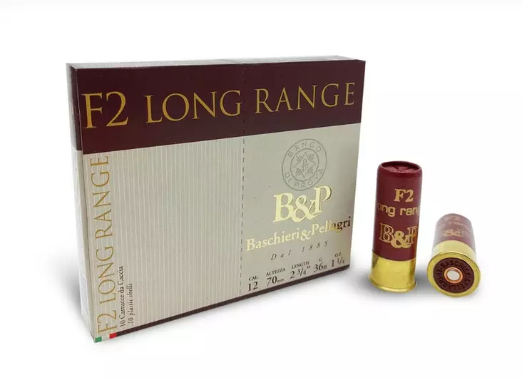 12/70 B&P F2 Long Range 36g 10pcs - 12/70 shotgun hunting cartridges - 102582 - 2