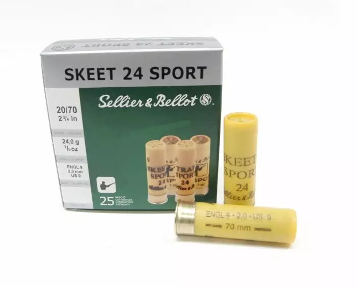 20/70 S&B Skeet 24g Sport - 20 Cal. -haulikonpatruunat - V038702 - 4